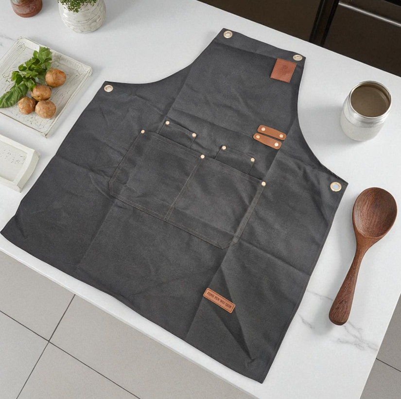 Gambar produk One Two Cups Celemek Masak Apron Anti Air dengan Kantong - SP01