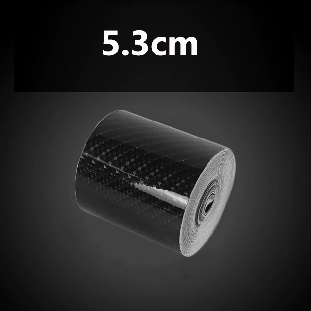 Gambar produk MSUE Stiker Pelindung Mobil Carbon Fiber Car Wrap Film Vinyl 5M 5.3cm - C3841
