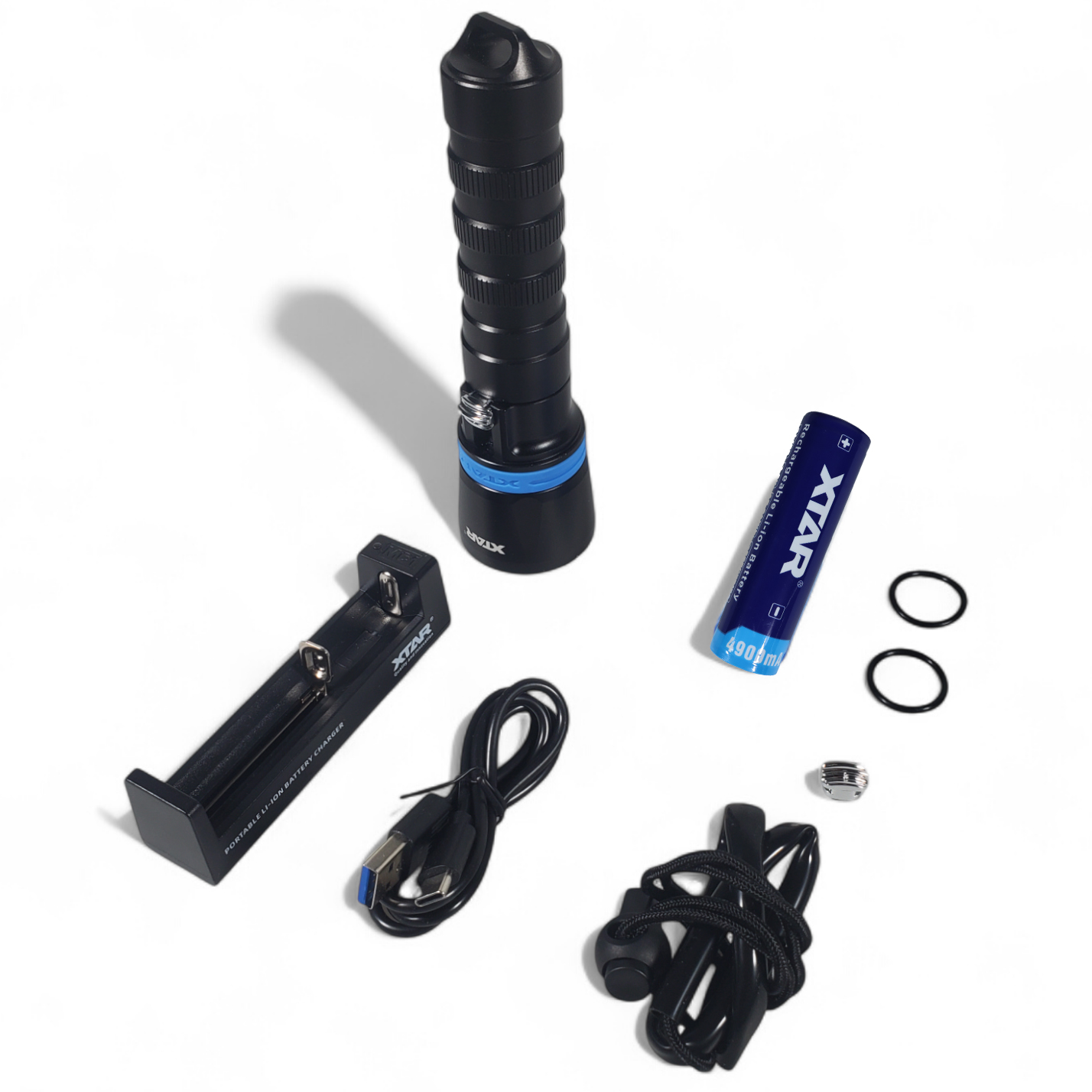 Gambar produk XTAR Senter Diving Waterproof IPX8 LED CREE XP L2 1000 Lumens - DS1