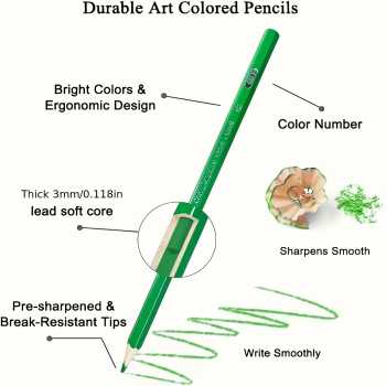 Gambar produk WEBOW Set Pensil Warna Color Pencils Drawing Painting 50 PCS - XP033