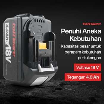 Gambar produk Taffware Baterai Makita LXT 5C BL1850 18V Li-Ion Battery 4.0Ah