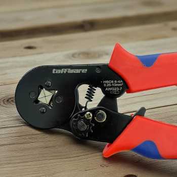 Gambar produk Taffware Tang Crimper Kabel Listrik Square Crimp AWG23-7 0.25-10 mm2 - HSC8 6-4A