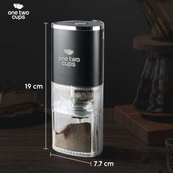 Gambar produk One Two Cups Penggiling Kopi Elektrik Coffee Grinder Adjustable 155ml - ZT-003