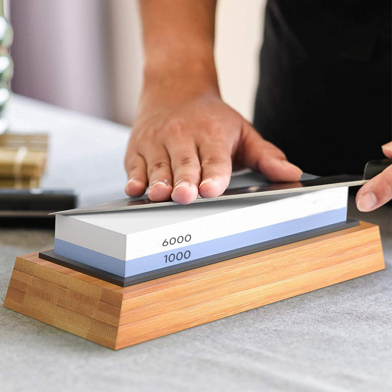 Gambar produk Honghee Batu Asah Pisau Whetstone Knife Sharpener 2 Side 1000/6000 - H1060