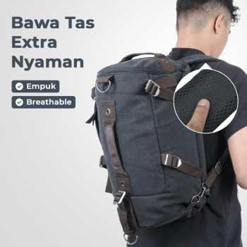 Gambar produk Free Knight Tas Ransel Selempang Barrel Travel Mountaineering Canvas - M0005