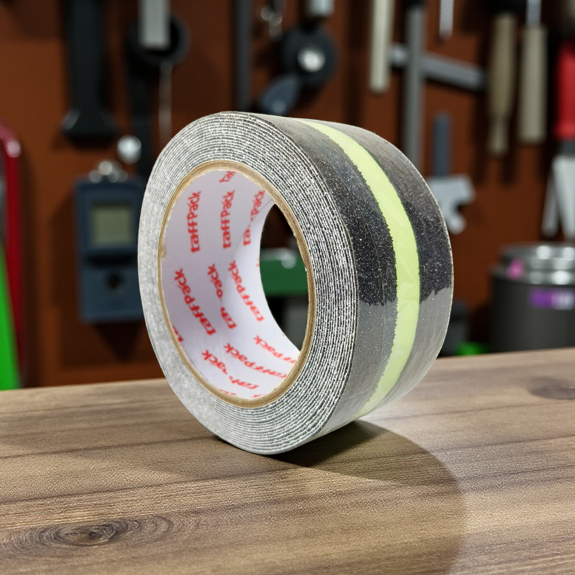 Gambar produk TaffPACK Lakban Lantai Tangga Anti Slip Tape Glow In The Dark 5M 50mm - WD5