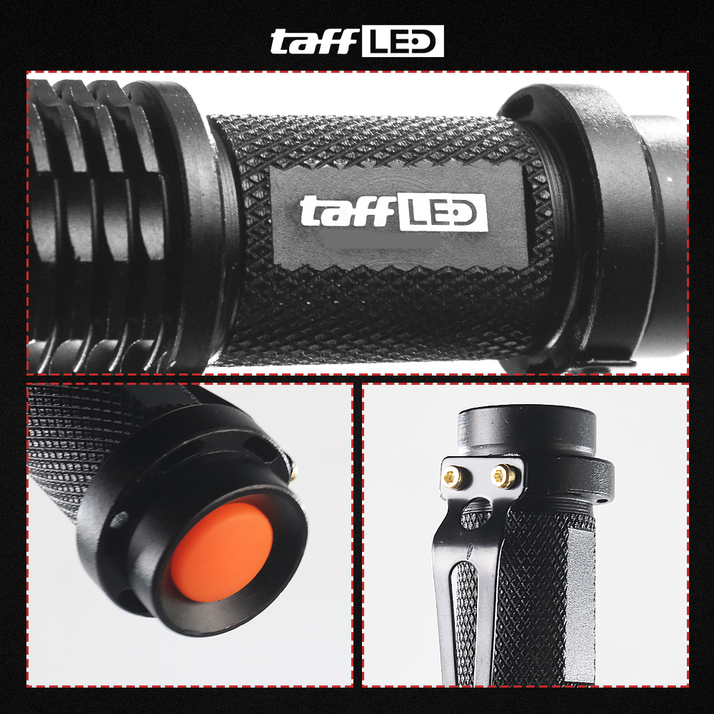 Gambar produk TaffLED Senter LED 2000 Lumens Zoom Waterproof - Pocketman P1