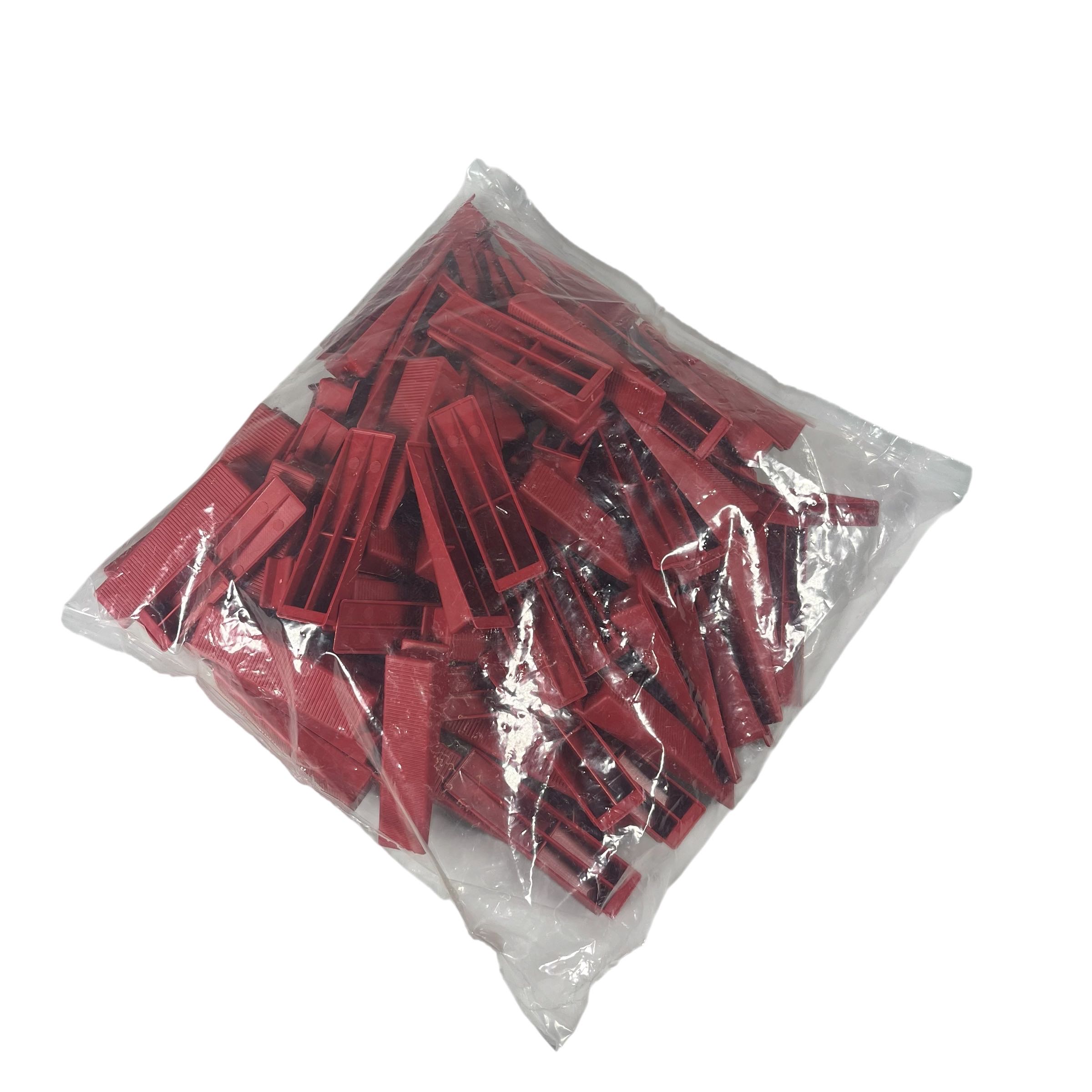 Gambar produk Yueqing Alat Perata Keramik Wedge Tile Leveler Floor Spacers 100 PCS 84.5x22x16mm - TW-85A/TW-85B/TW-86A/TW-86B/TW-90A
