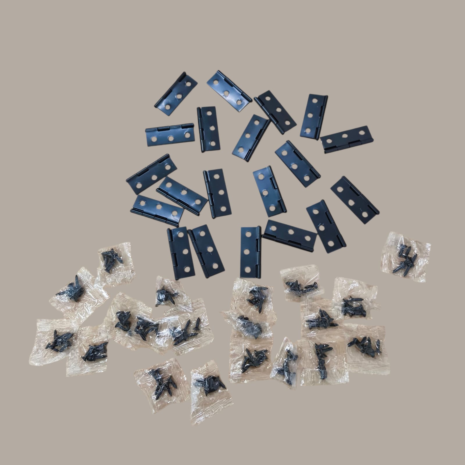 Gambar produk KitTrader Engsel Pintu Lemari Kabinet Door Hinge 6 Hole 44x32mm 20 PCS - KT20
