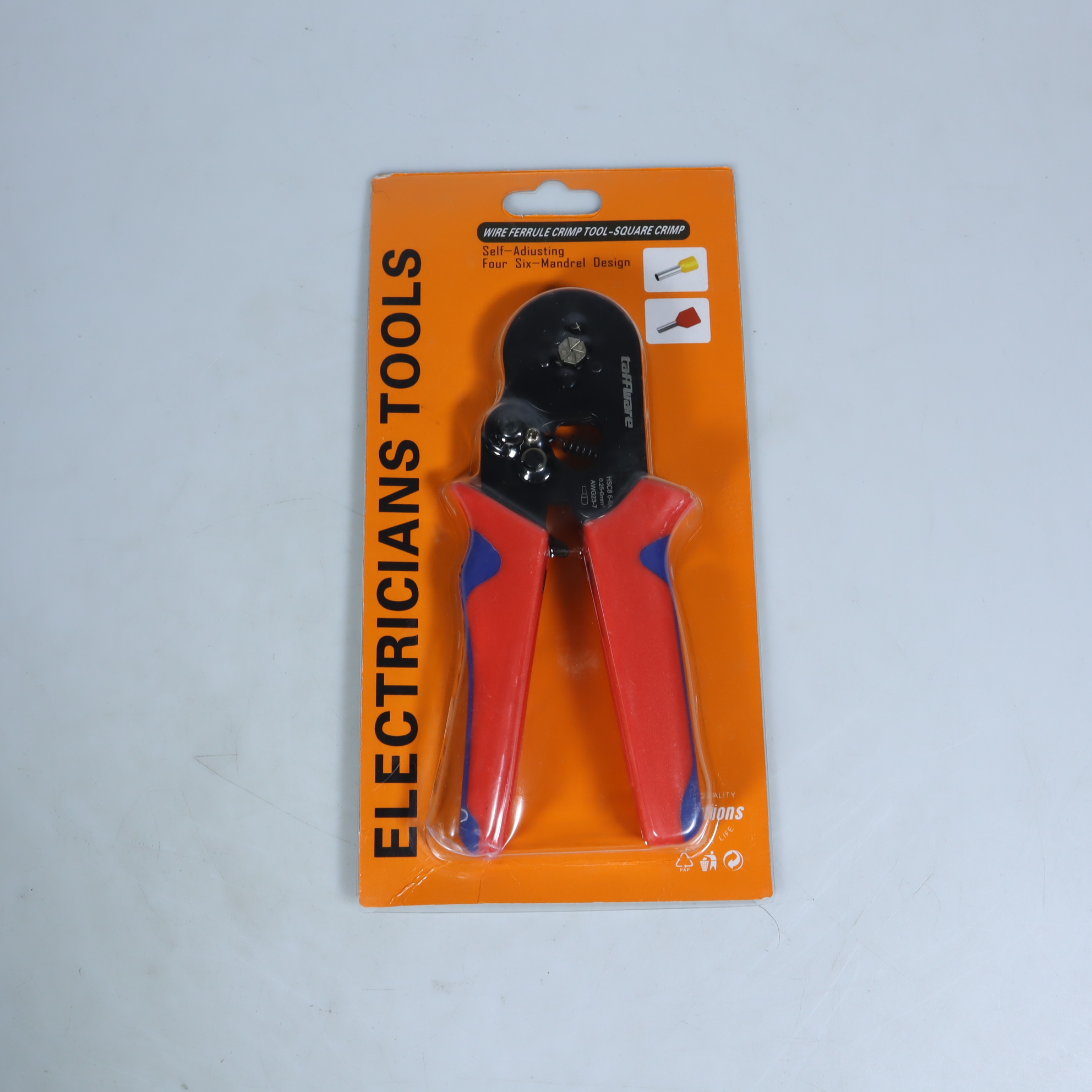 Gambar produk Taffware Wire Crimp Tool Self Adjusting Crimping Pliers 0.25-6mm2 - HSC8 6-6A