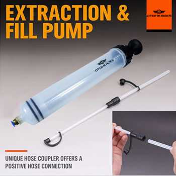 Gambar produk OTOHEROES Pompa Transfer Oil Extractor Syringe 500ml - NC01