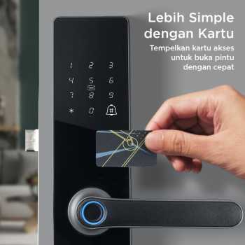 MAISUSTY Smart Door Lock Fingerprint Password Card RFID Alarm - G3F-N9 Gambar produk MAISUSTY Smart Door Lock Fingerprint Password Card RFID Alarm - G3F-N9