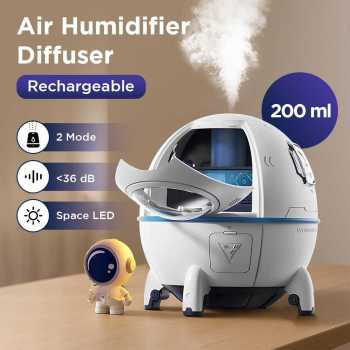 SONONIA Air Humidifier Mini Ultrasonic Diffuser Space Capsule 200ml - MJ046