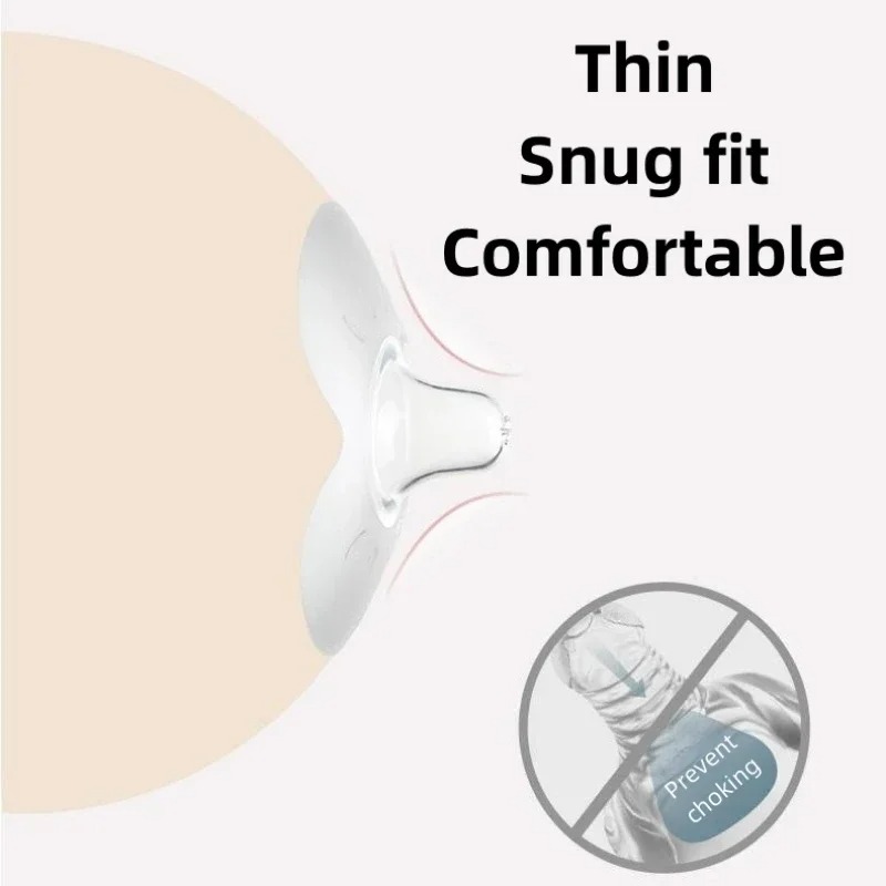 Gambar produk HC Pelindung Puting ASI Breastfeeding Nipple Sillicon Protector 1 Pair M - HMN002