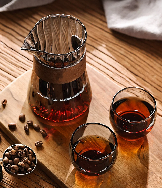 Gambar produk FMA Teko Kopi Pour Over Coffee Server Borosilicate Glass Carafe 500ml - FM-5ML2
