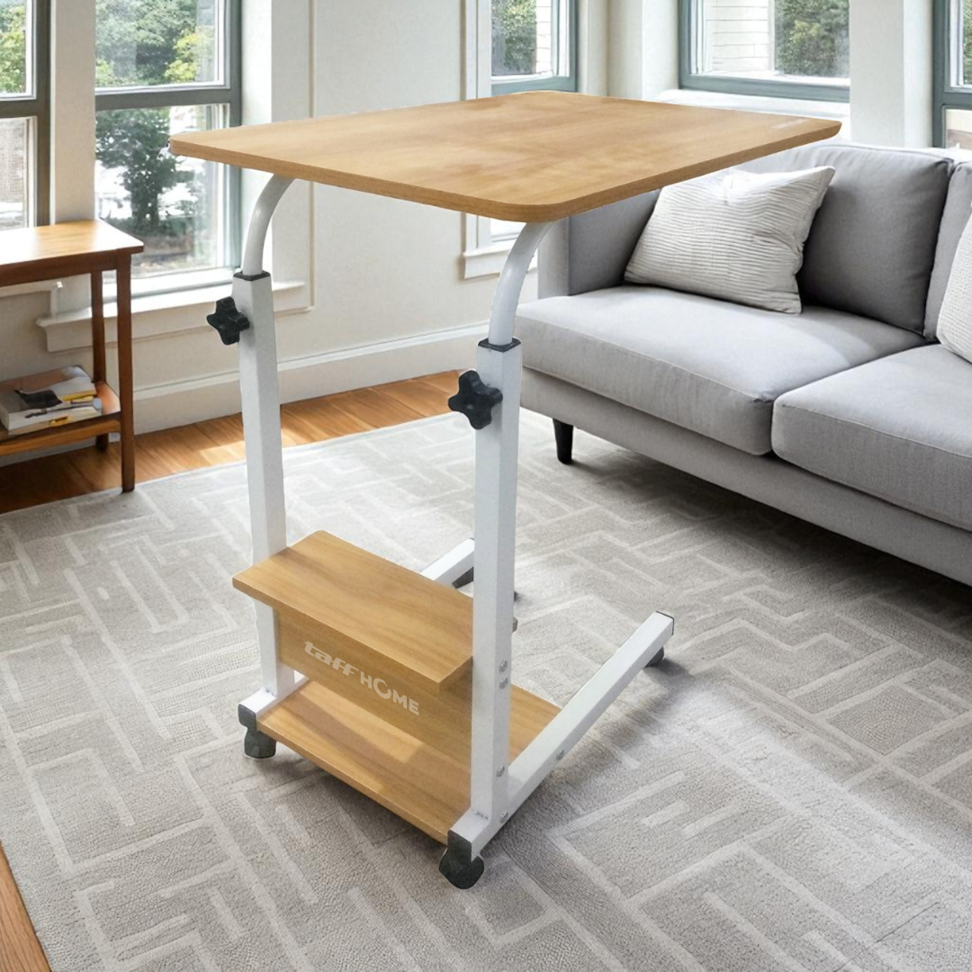 TaffHOME Meja Rak Laptop Adjustable Portable Desk with 1 Rack - ND03 Gambar produk TaffHOME Meja Rak Laptop Adjustable Portable Desk with 1 Rack - ND03