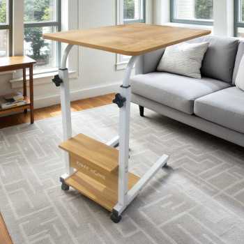 TaffHOME Meja Rak Laptop Adjustable Portable Desk with 1 Rack - ND03