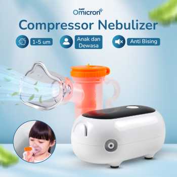 TaffOmicron Alat Terapi Pernapasan Compressor Nebulizer Inhaler - SZ5