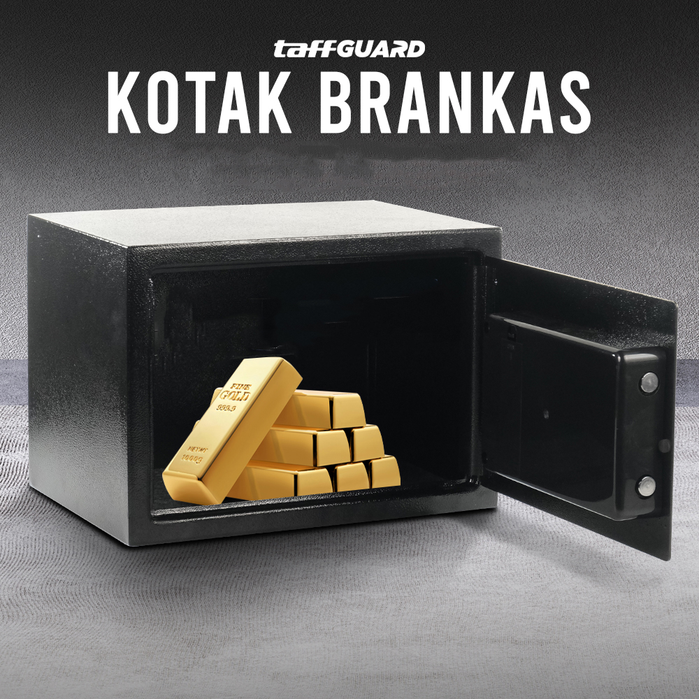 Gambar produk TaffGUARD Kotak Brankas Hotel Mini Password Safe Deposit Box Medium - EB20/EB25