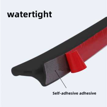 Gambar produk TaffHOME Water Stopper Bathroom Wastafel Karet Penahan Air 8cm 1M - LK8CM