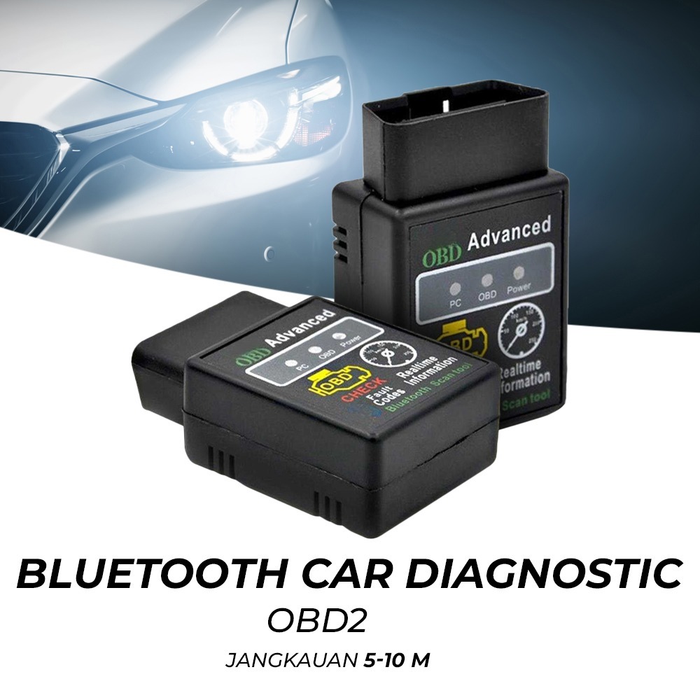 Gambar produk Bluetooth Car Diagnostic OBD2 Scanner Diagnosa Kendaraan V1.5 - ELM327
