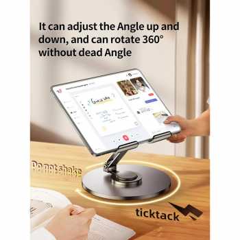Gambar produk VIKEFON Tablet Holder Stand Foldable 360 Rotation Aluminium Foldable - P50