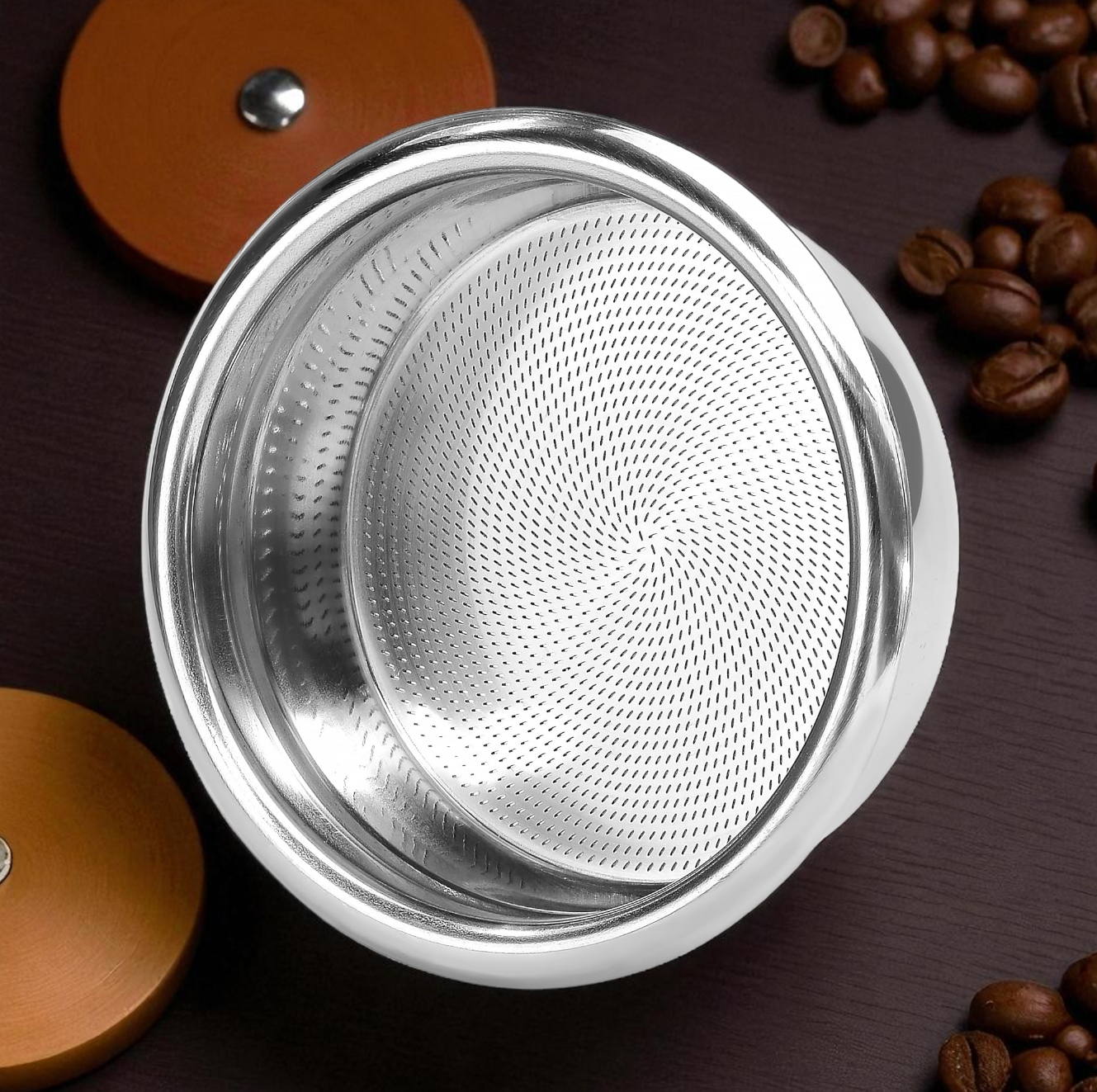 Kisshome Espresso Coffee Filter Basket Portafilter Single Layer 58mm - KH304 Gambar produk Kisshome Espresso Coffee Filter Basket Portafilter Single Layer 58mm - KH304