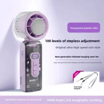 ManchiMi Kipas Angin Portable Genggam Turbo Mini Cooling Fan 3600mAh - FC8