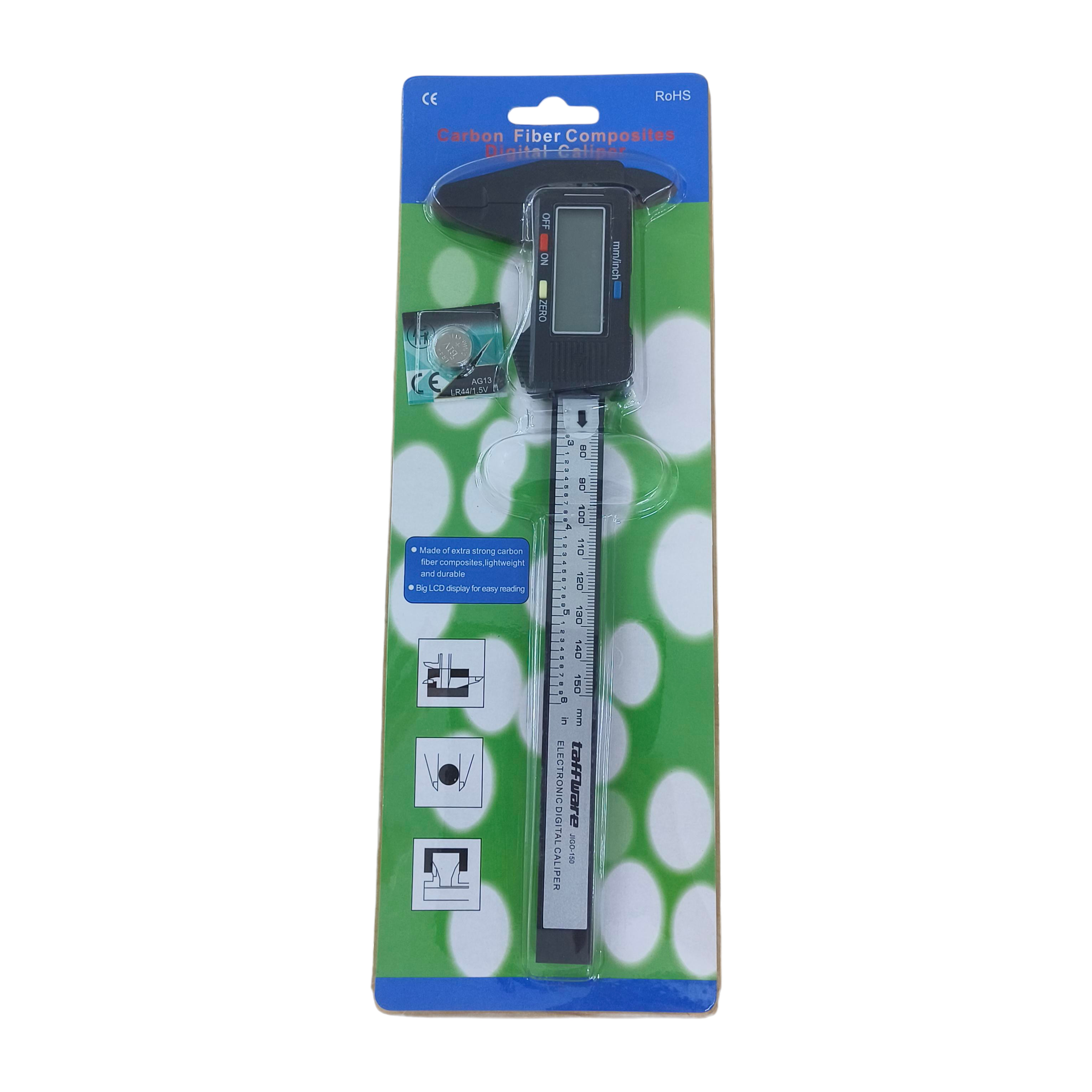 Gambar produk Taffware Jangka Sorong Digital Vernier Caliper with LCD Screen - JIGO-150