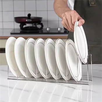 Gambar produk FMA Rak Piring Kitchen Bowl Dish Organizer Stainless Steel Rack - FM-3ST