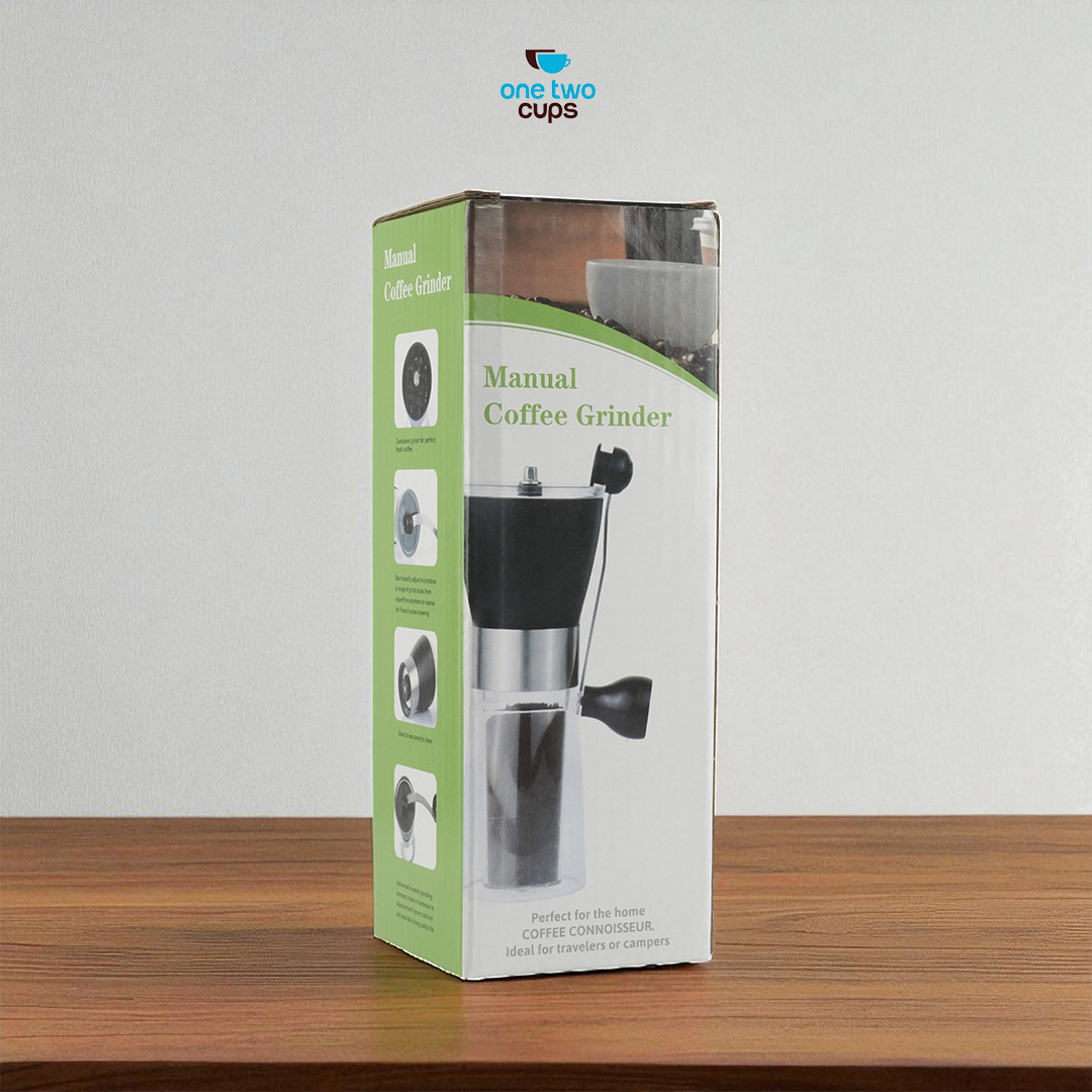 Gambar produk One Two Cups Alat Penggiling Kopi Manual Coffee Grinder Adjustable - TS-01