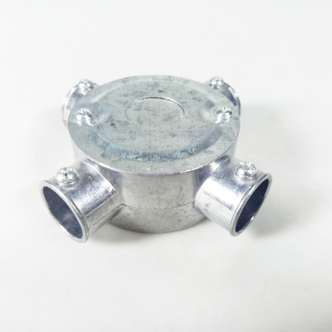 Gambar produk DPI Kotak Sambungan Pipa Kabel Listrik 4 Way Box Conduit Fitting 20mm - D-420