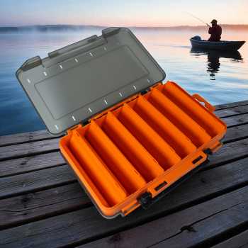 ZUHE Kotak Perkakas Kail Pancing Tackle Box Double Side 14 Grid - ZU402