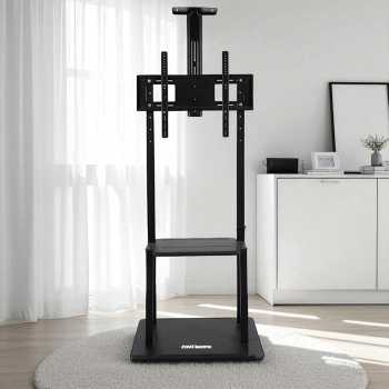 Gambar produk Taffware Bracket TV Floor Stand Wheel VESA 600x400 for 40-75 Inch TV - KM-1700S