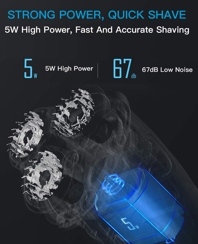 Gambar produk ENCHEN Alat Cukur Elektrik Electric Shaver LED Display IPX7 5W - EN23