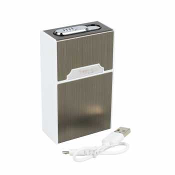 Gambar produk Firetric Kotak Rokok 20 Slot dengan Korek Elektrik Pyrotechnic - HD-KS-A6
