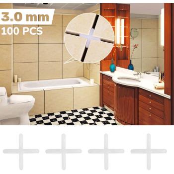 Yueqing Alat Bantu Pasang Keramik Lantai Tile Spacer Ceramic 100 PCS - Y0180