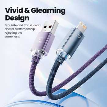 Gambar produk Toocki Kabel Data USB Lightning Multifungsi Fast Charging 2.4A 20W 1M - TXCL-SJ01