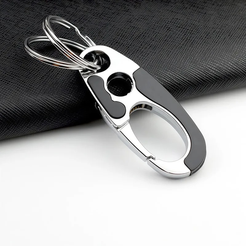 Gambar produk SINNYA Karabiner Gantungan Tas Zinc Alloy Double Ring Carabiner - SN-24