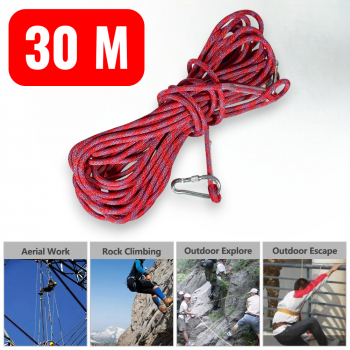 TaffSPORT Tali Outdoor Darurat Panjat Tebing Survival Fire Rope 10mm - DC390