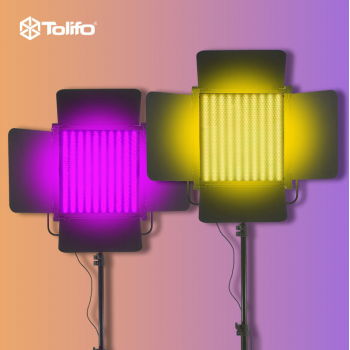 TOLIFO Lampu Kamera Foto Video Adjustable RGB LED Studio Flash 100W - GK-S100RGB