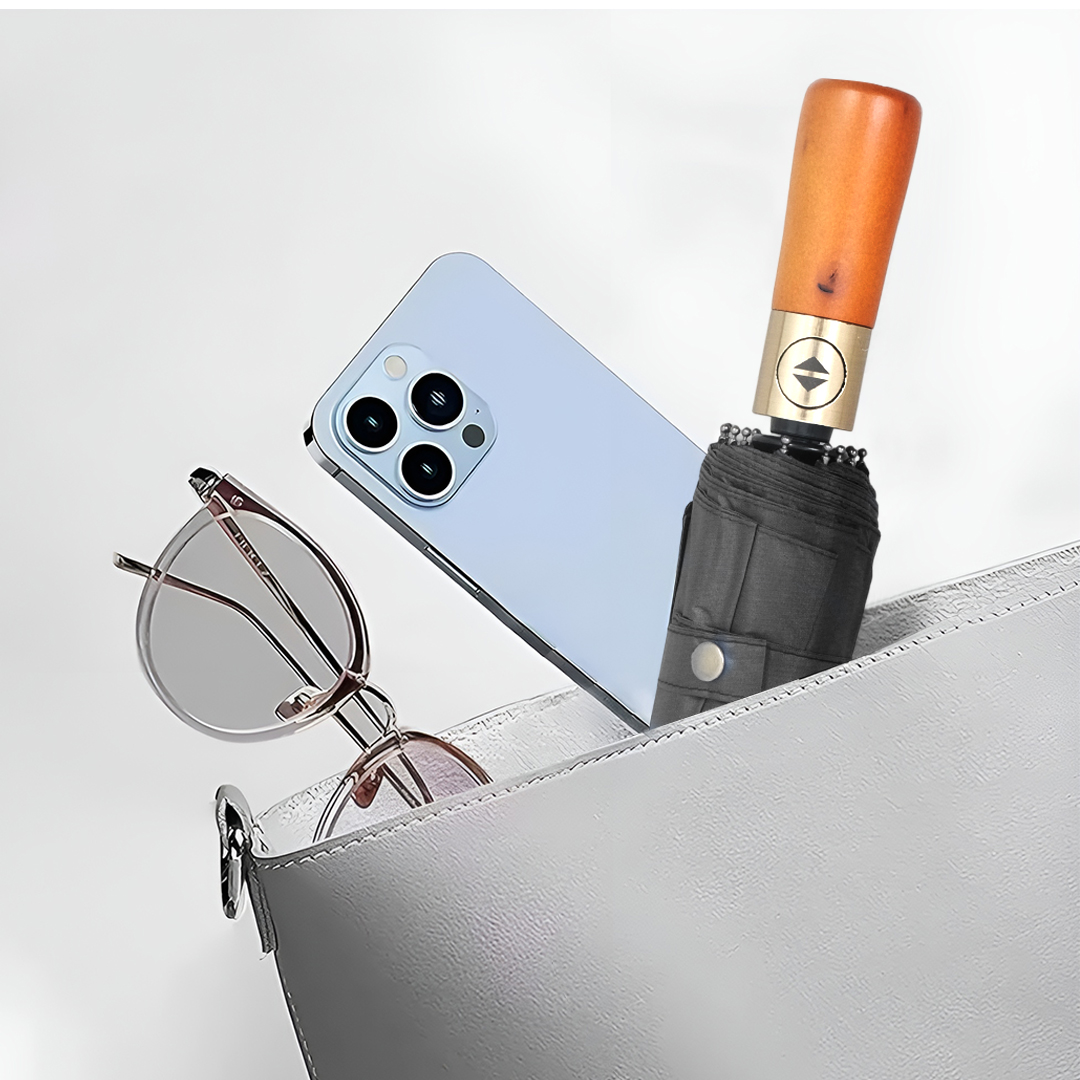 PARACHASE Payung Lipat Buka Tutup Otomatis Polos Windproof 12 Bone - PC001 Gambar produk PARACHASE Payung Lipat Buka Tutup Otomatis Polos Windproof 12 Bone - PC001