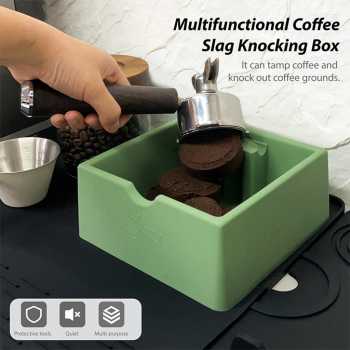 Gambar produk YAJUYI Wadah Ampas Kopi Silikon Espresso Knock Box Storage - YJ-15
