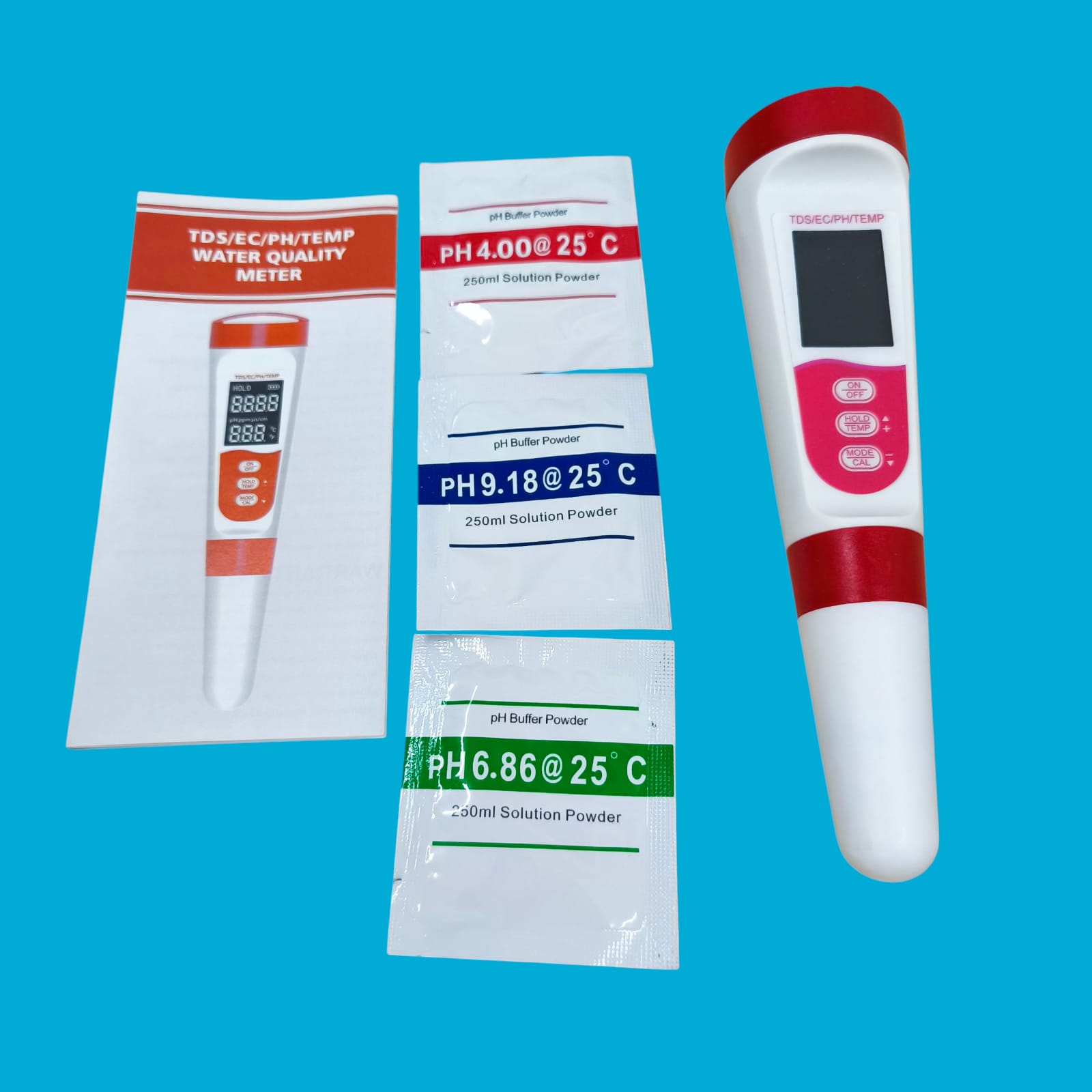 Gambar produk TOONEY Alat Pengetes Air Water Purity Quality Tester Digital 4in1 - MF-M41