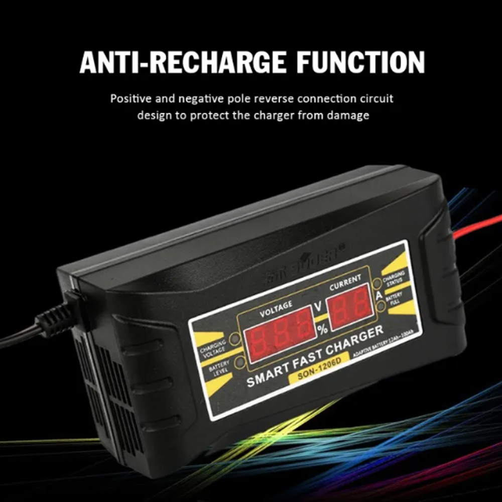 Gambar produk SUNCHONGLIC Charger Aki Mobil Motor Intelligent Battery Charger 12V 6A - 1206D