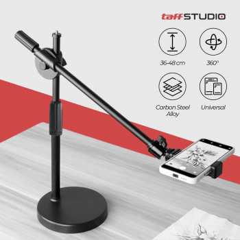 TaffSTUDIO Holder HP Ring Light Overhead 360 Rotation Mount 1/4 Inch - ZD14
