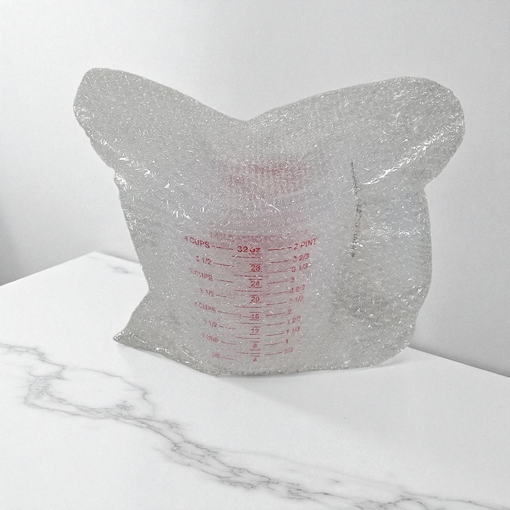 Gambar produk KOLE Gelas Ukur Takaran Plastik Measuring Cup OZ 250ml/500ml/1L 3 PCS - K31