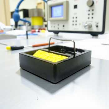 Gambar produk LISM Dudukan Solder bentuk G Welding Cleaning Sponge Iron Stand Holder - LISG48