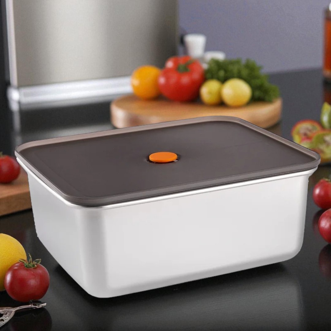 Gambar produk TaffHOME Kotak Makan Lunch Box Multifunction Stainless Steel 304 2900ml - AC-21