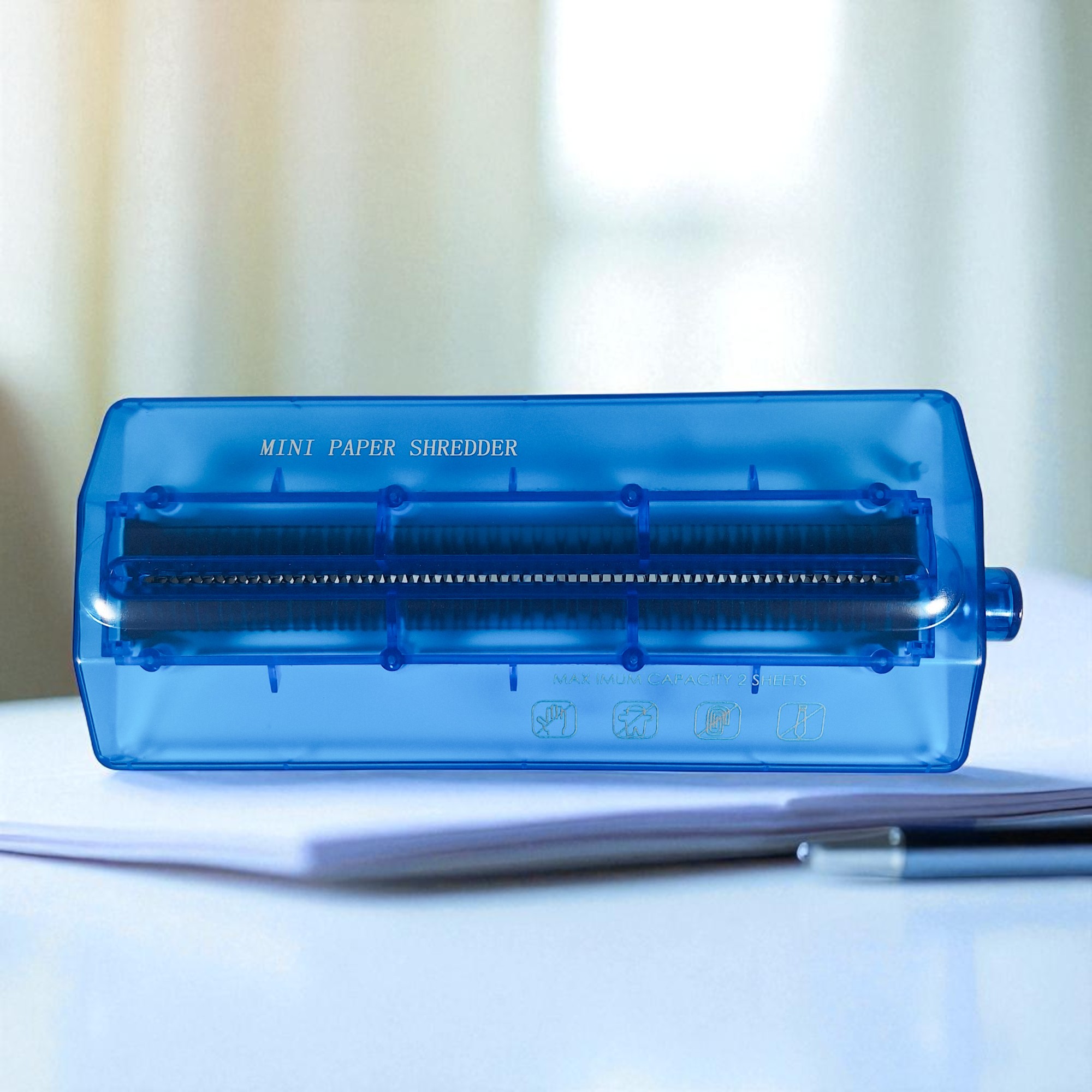 Gambar produk YOAINGO Penghancur Kertas Manual Handheld Paper Shredder A4 - SYe0123
